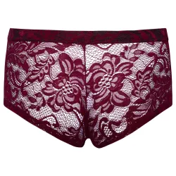 Svenjoyment Boxer Dentelle FLINO Bordeaux